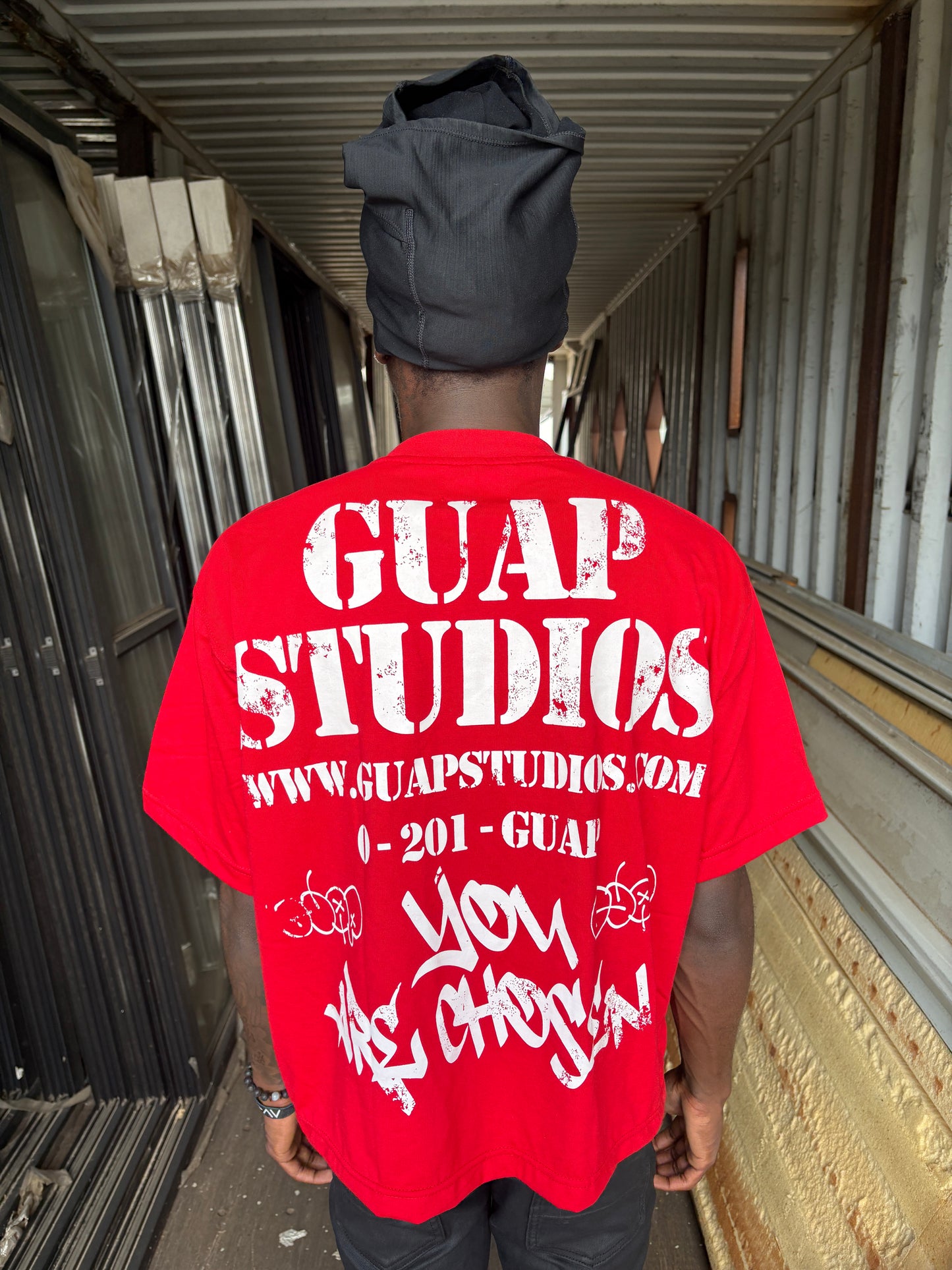 red - "Guapstudios T SHIRT